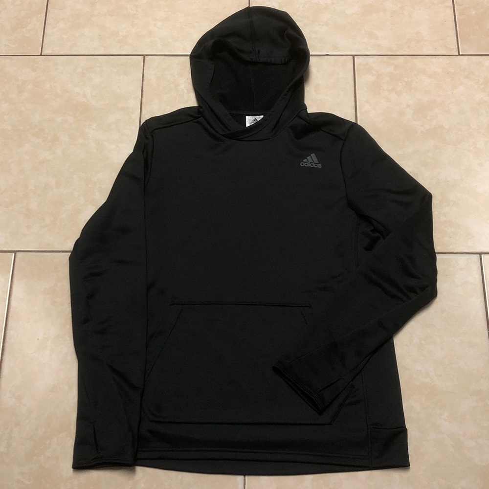 Adidas Black Hoodie Sweater, Size M